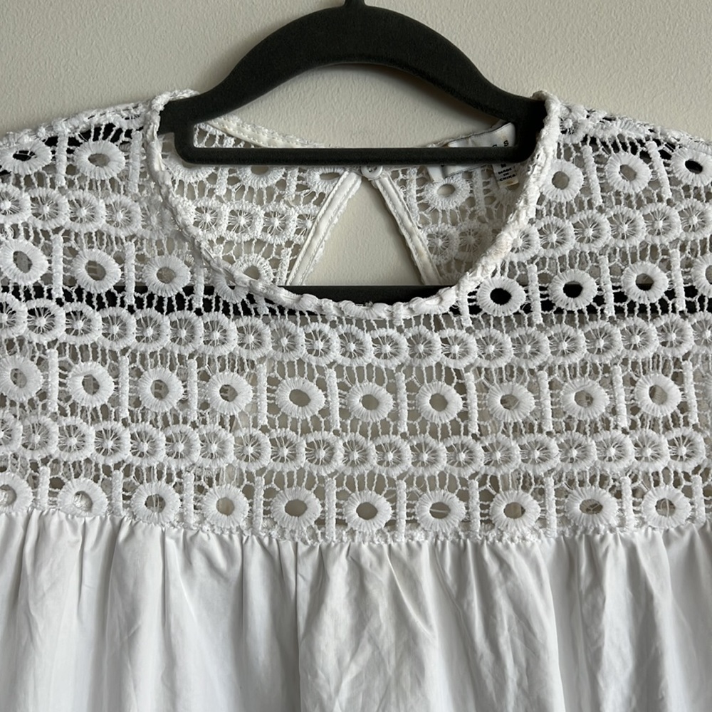 Endless Rose White Lace Top - Picture 3 of 11